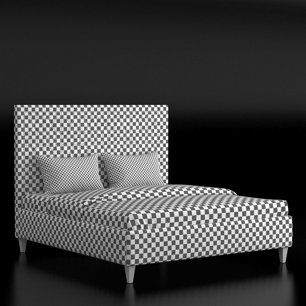 Dantone Casablanca Bed 3D model_1