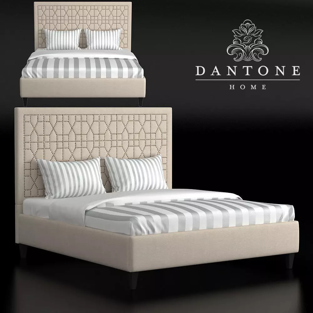 Dantone Casablanca Bed 3D model_0