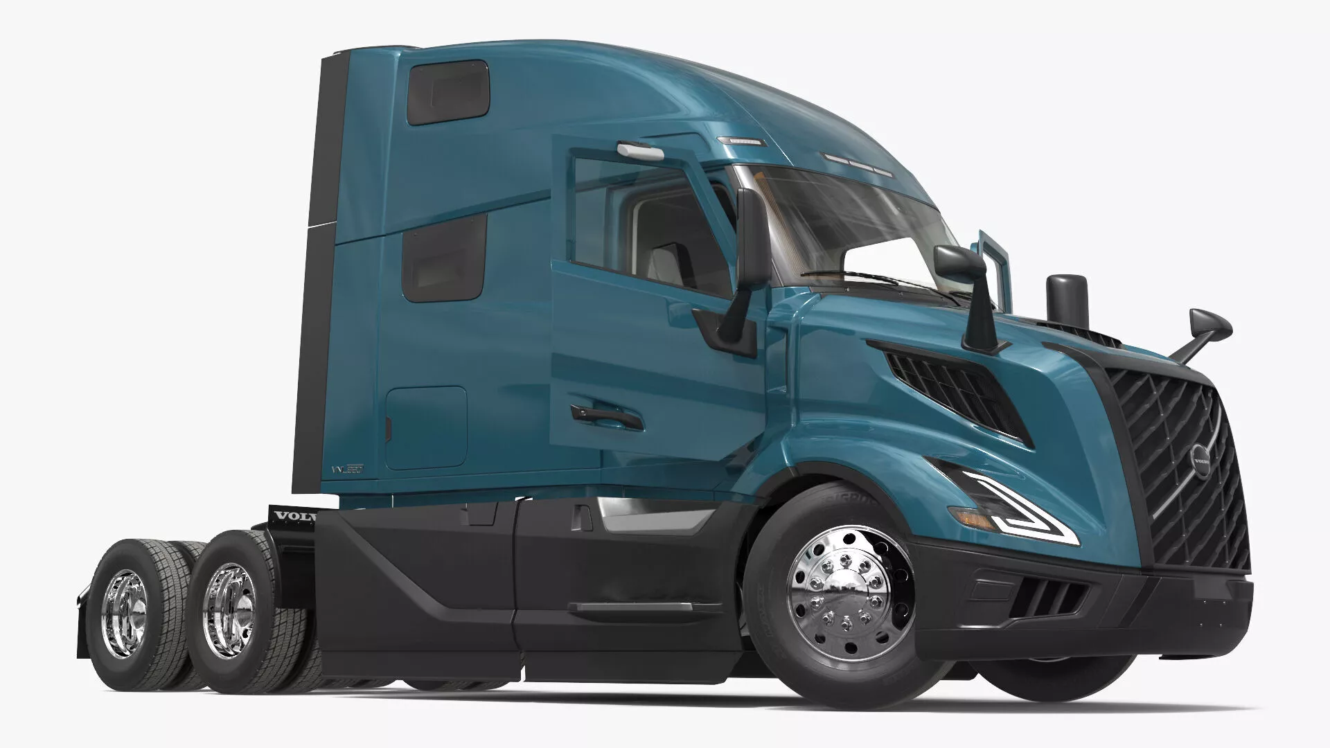 2026 Volvo VNL 860 Long Haul Truck Rigged for Maya 3D model