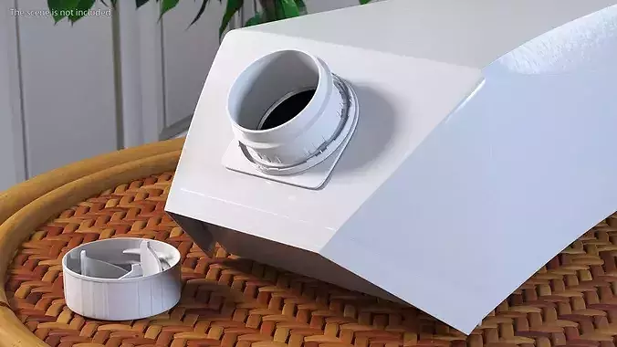 Multilayer Carton Beverage Package with Cap 3D model 4