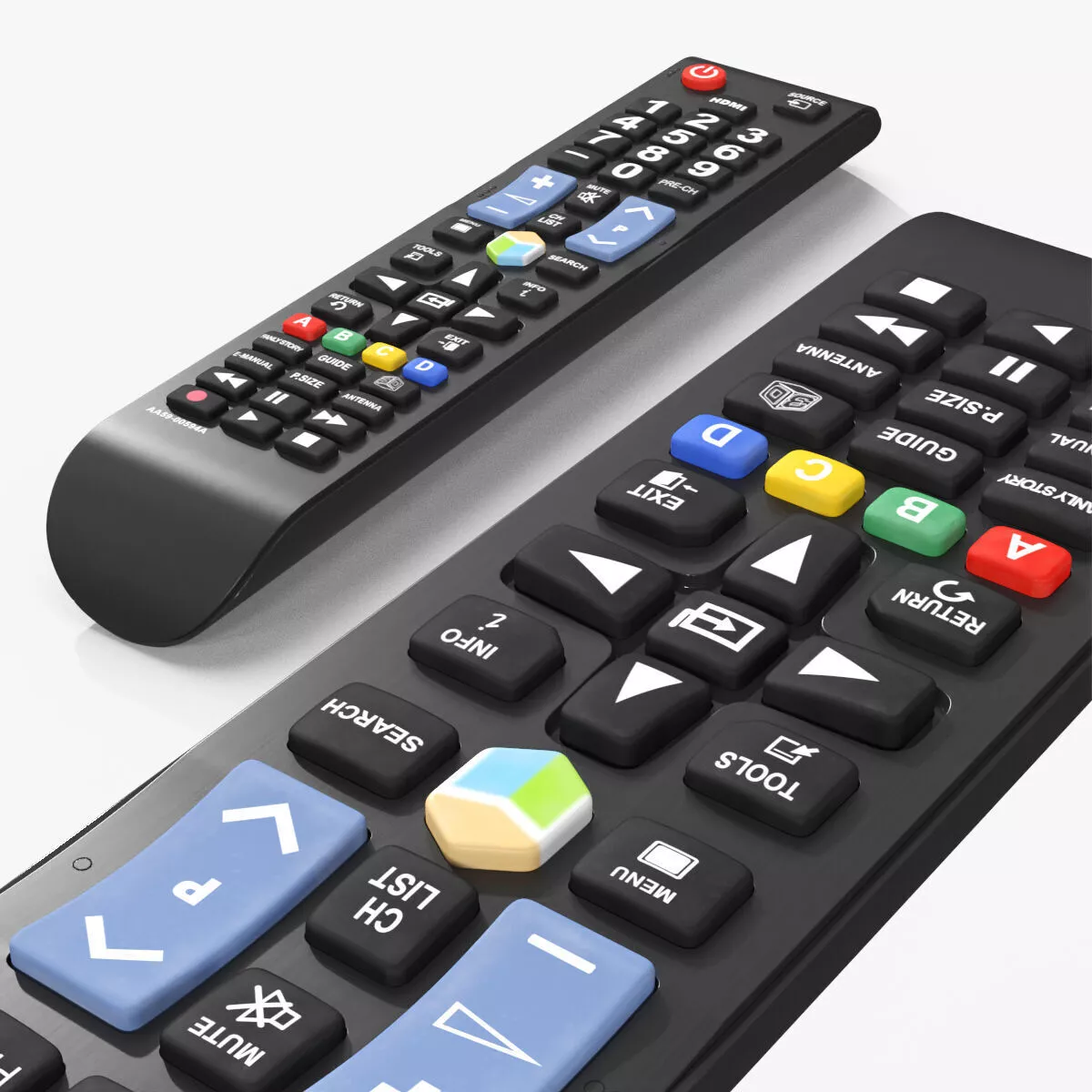Samsung Television Remote Control 3D model