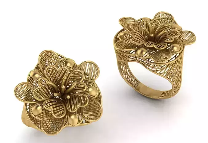 fusion net ring Free 3D print model
