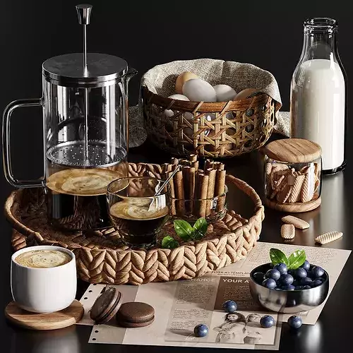 food set02 3D model