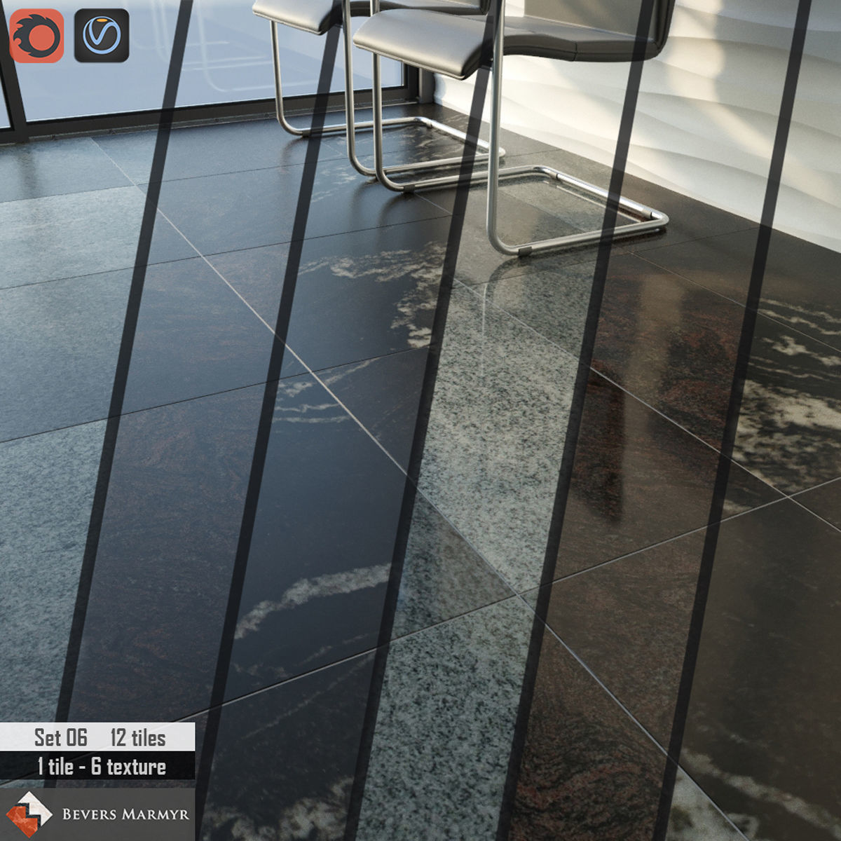 Bevers Marmyr Set 3D model_1