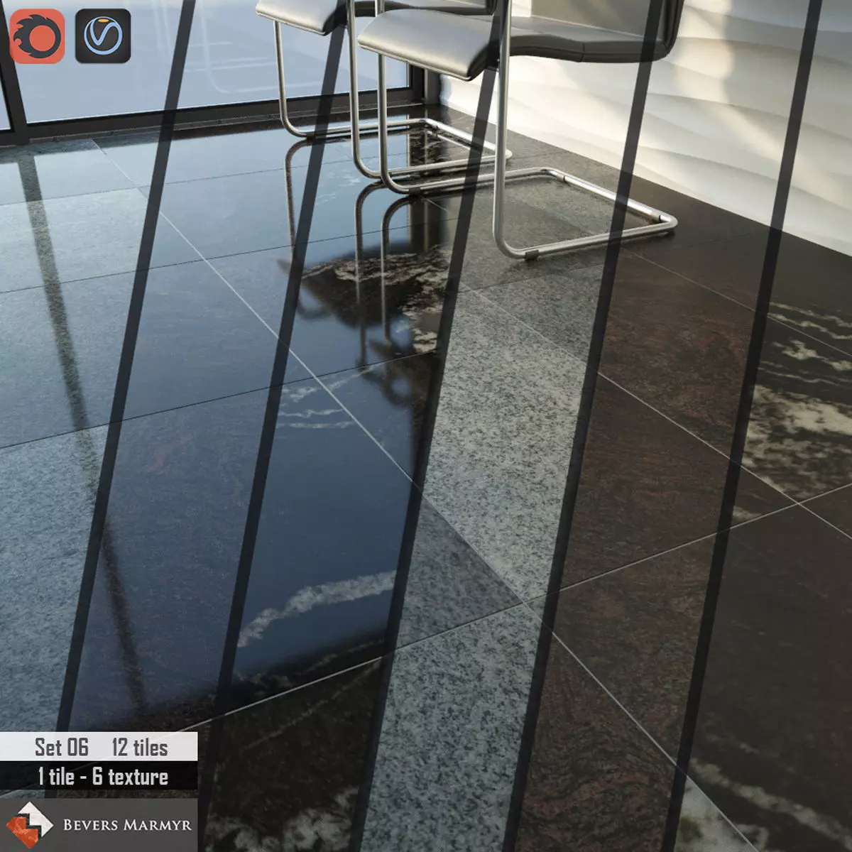 Bevers Marmyr Set 3D model_0