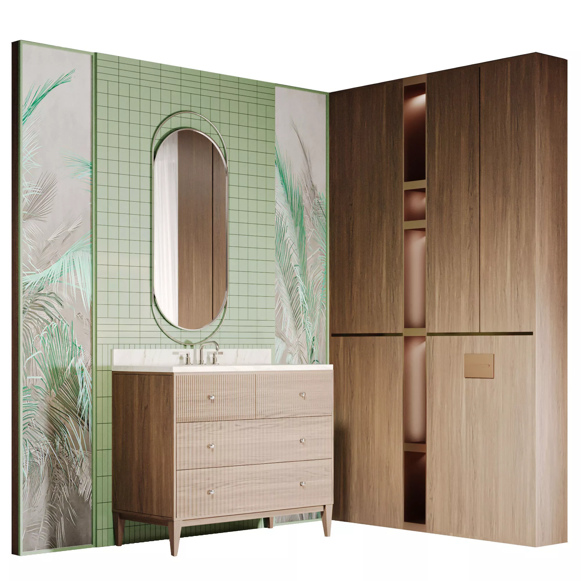 Bathroom Furniture 12 3D model