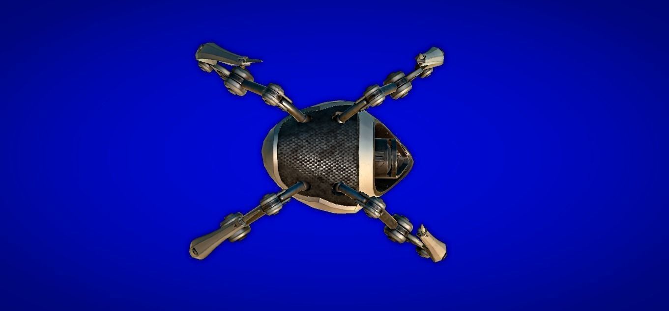 Recon Spider Low-poly 3D model_18