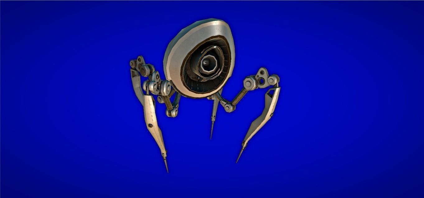 Recon Spider Low-poly 3D model_8