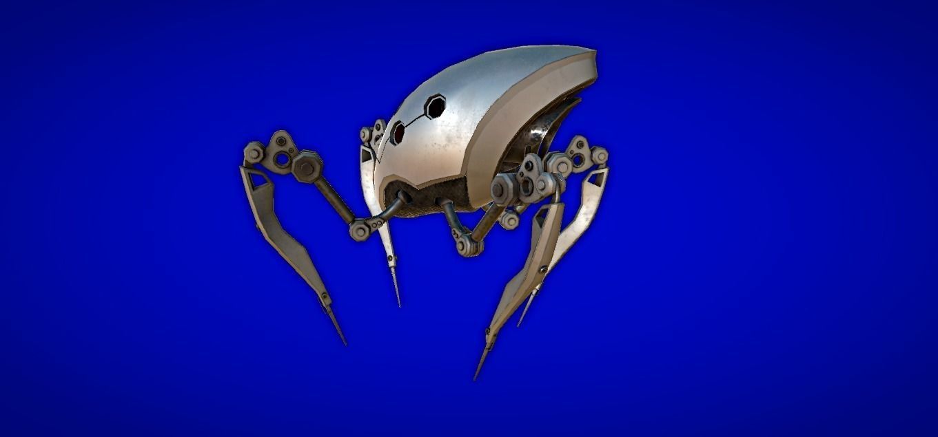 Recon Spider Low-poly 3D model_6