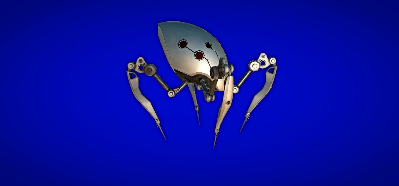 Recon Spider Low-poly 3D model_13