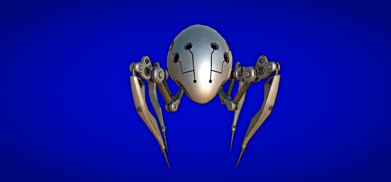 Recon Spider Low-poly 3D model_0