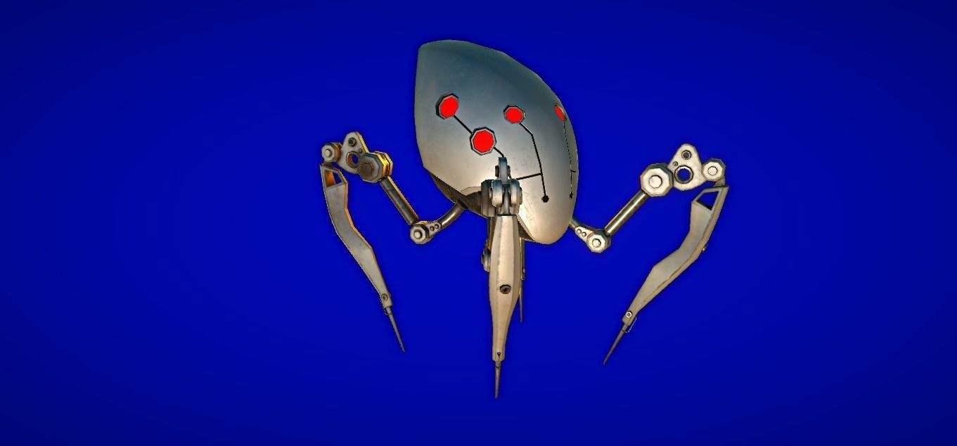 Recon Spider Low-poly 3D model_1