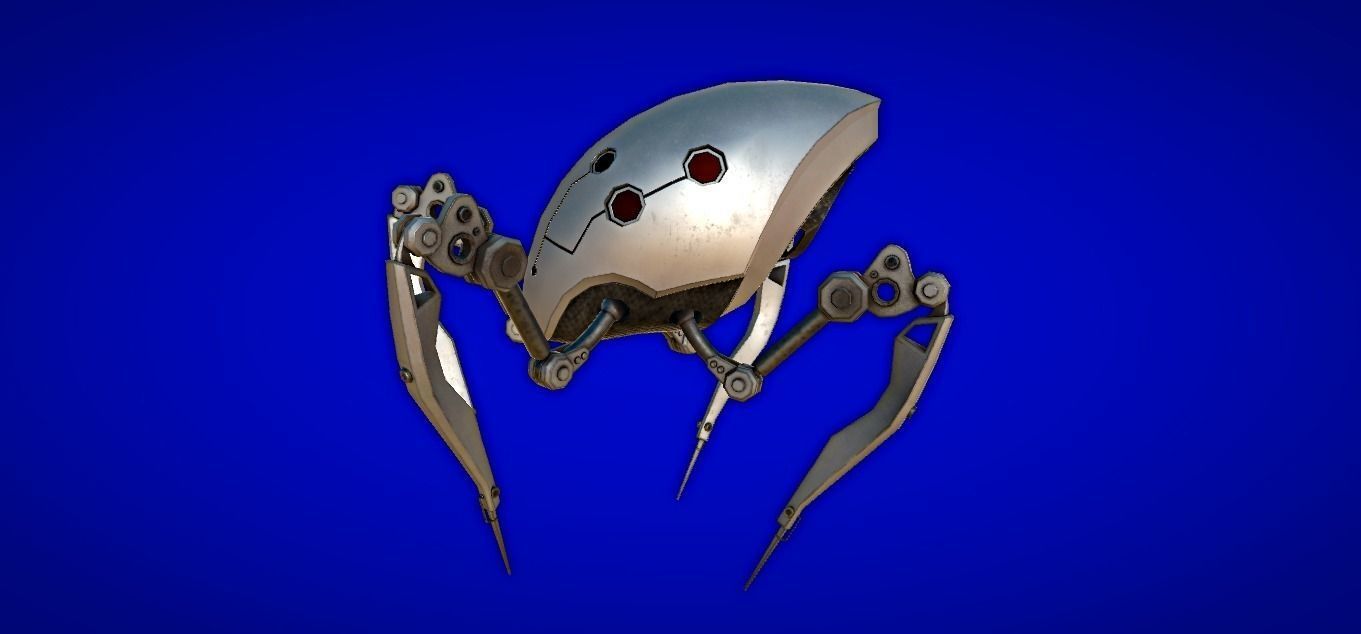 Recon Spider Low-poly 3D model_3