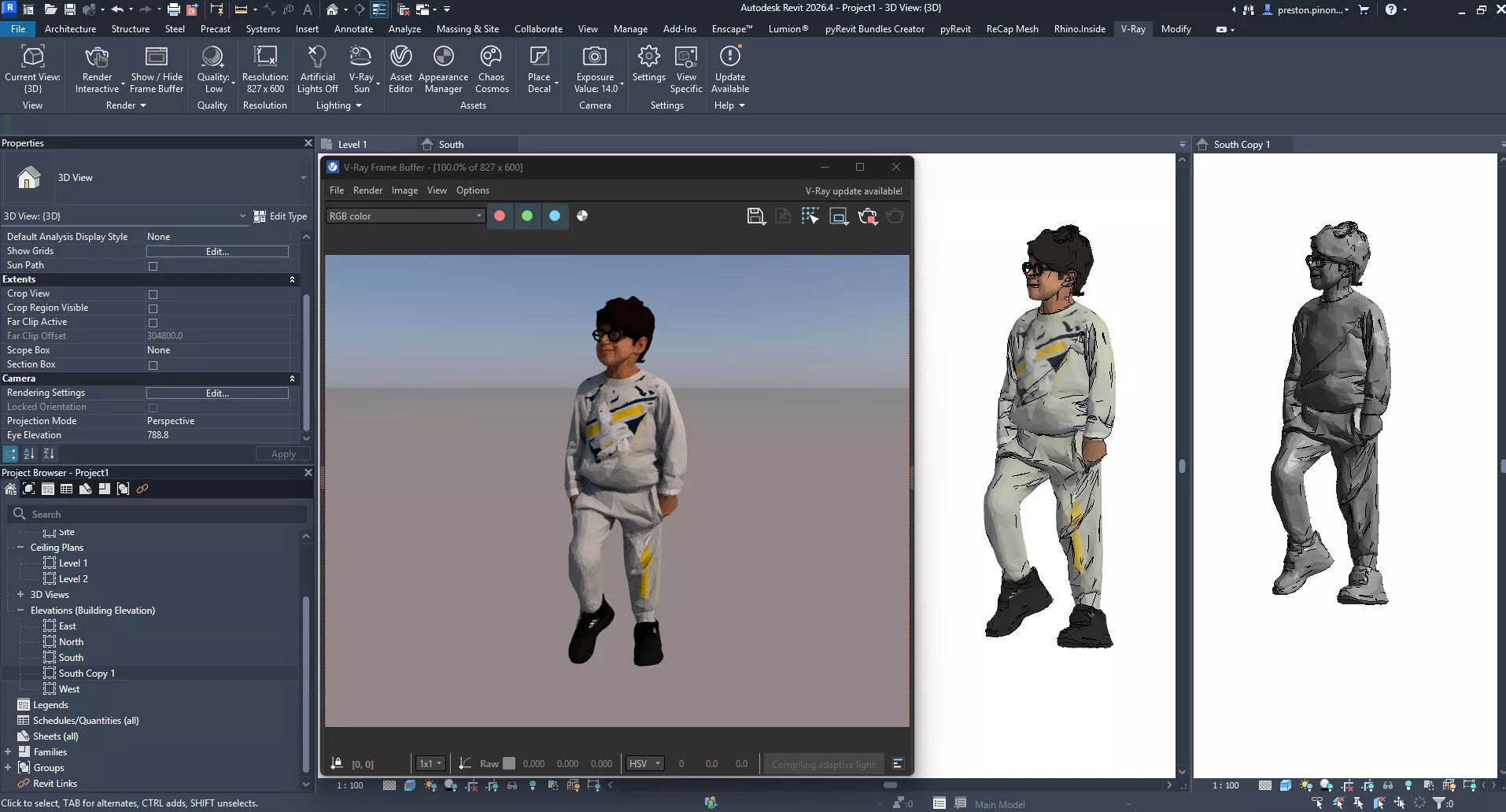 Arab Boy Kid Walking 01 PoseStatic Budget Scanned 3D model 3D model