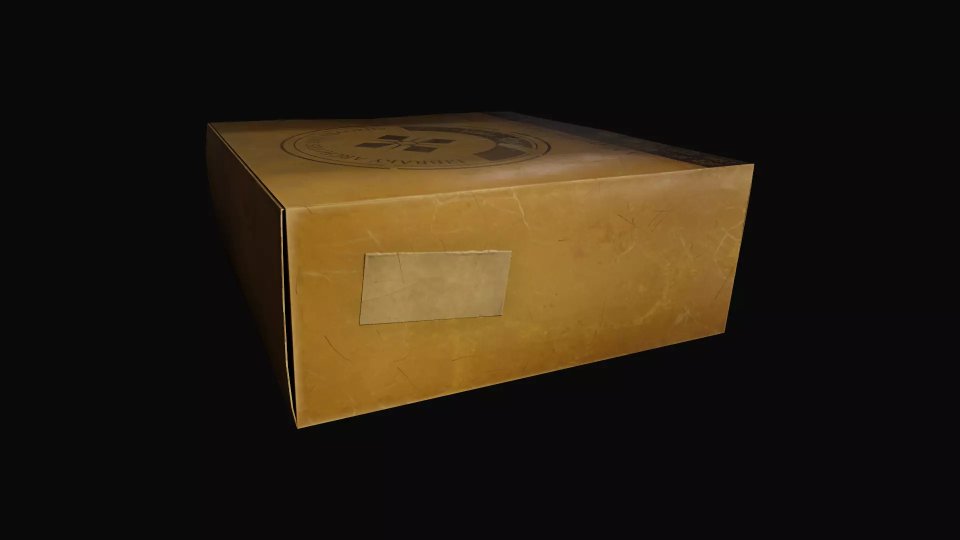 Microfilm Box Low-poly 3D model