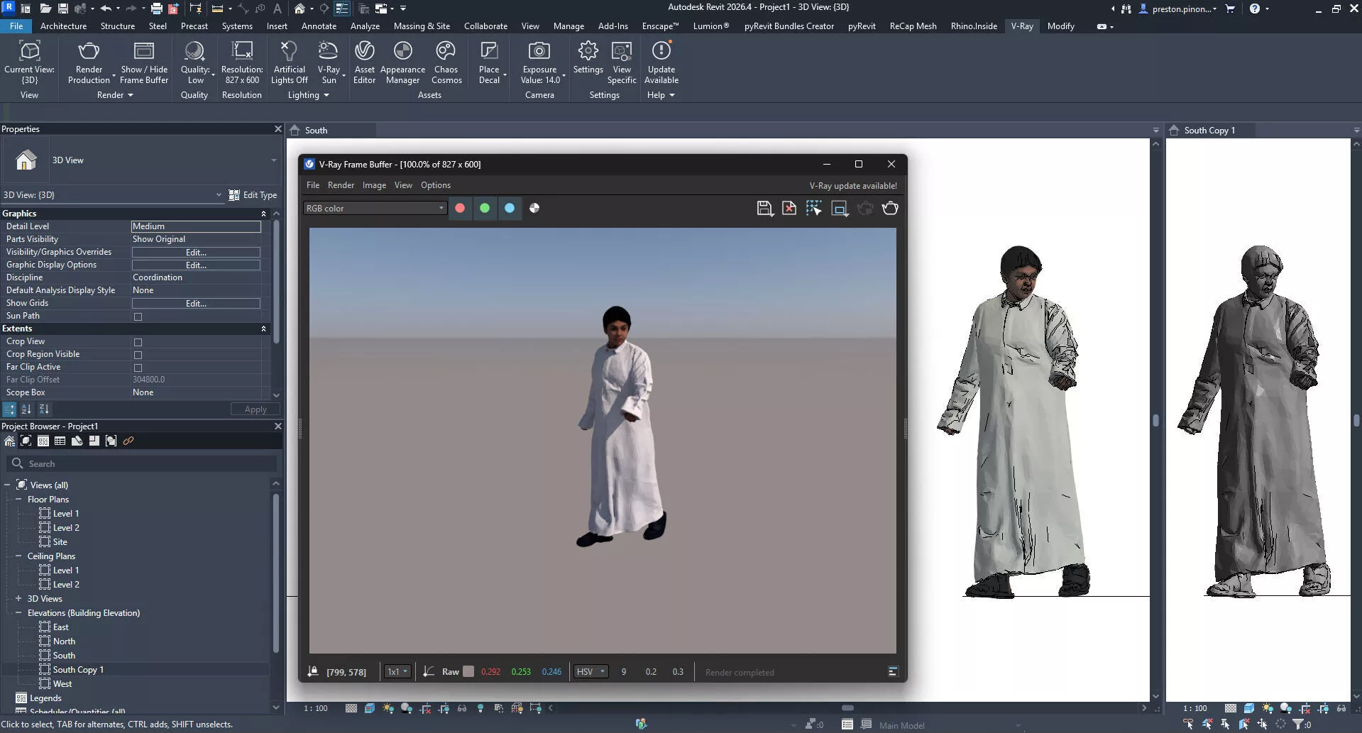 Arab Boy Kid Walking 05 PoseStatic Budget Scanned 3D model 3D model