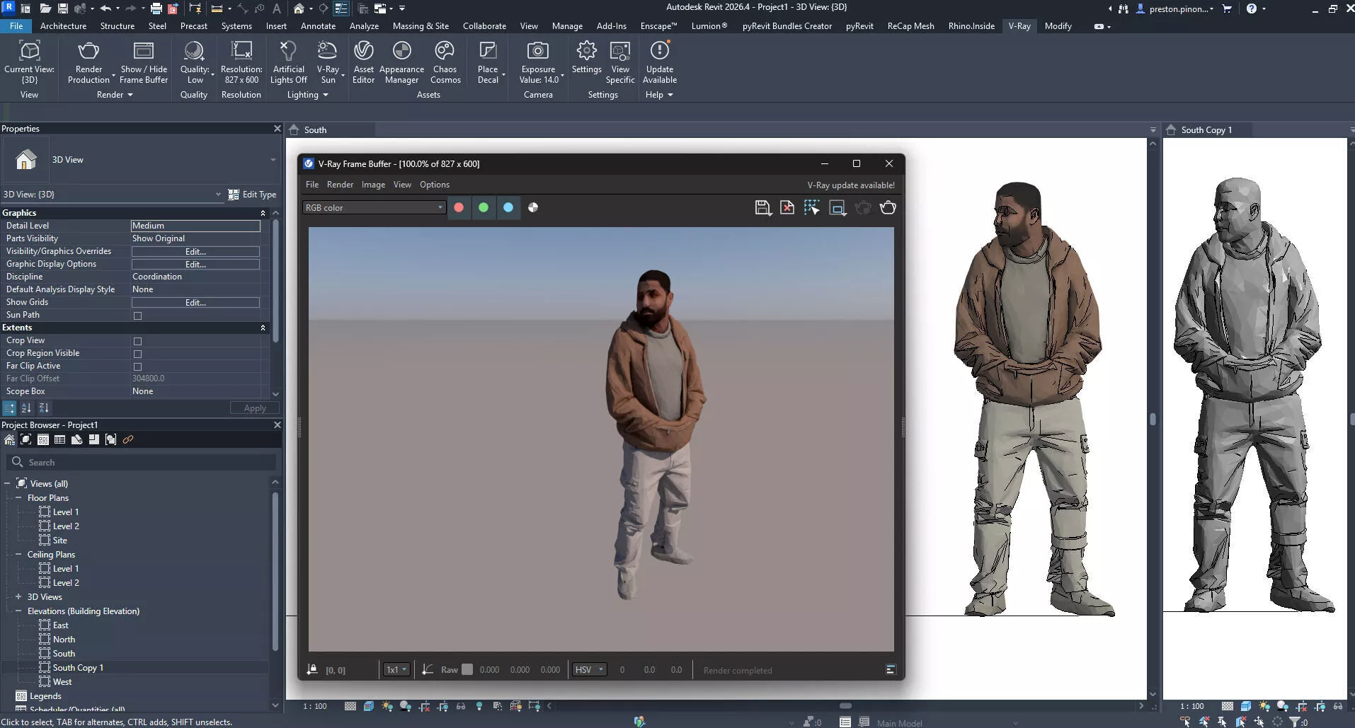 Arab Adult Male Standing 01 PoseStatic Budget Scanned 3D model 3D model