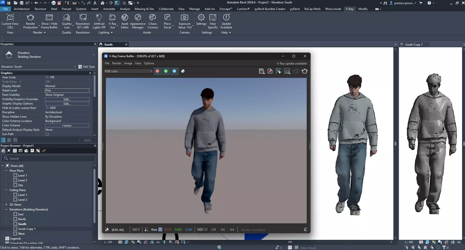 Arab Teen Male Walking 01 PoseStatic Budget Scanned 3D model 3D model