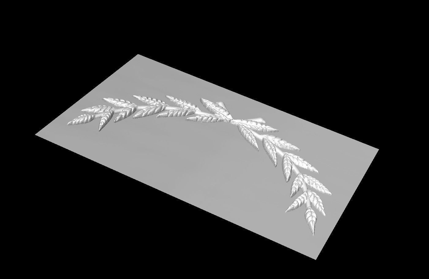 Laurel Wreath 3D print model_5