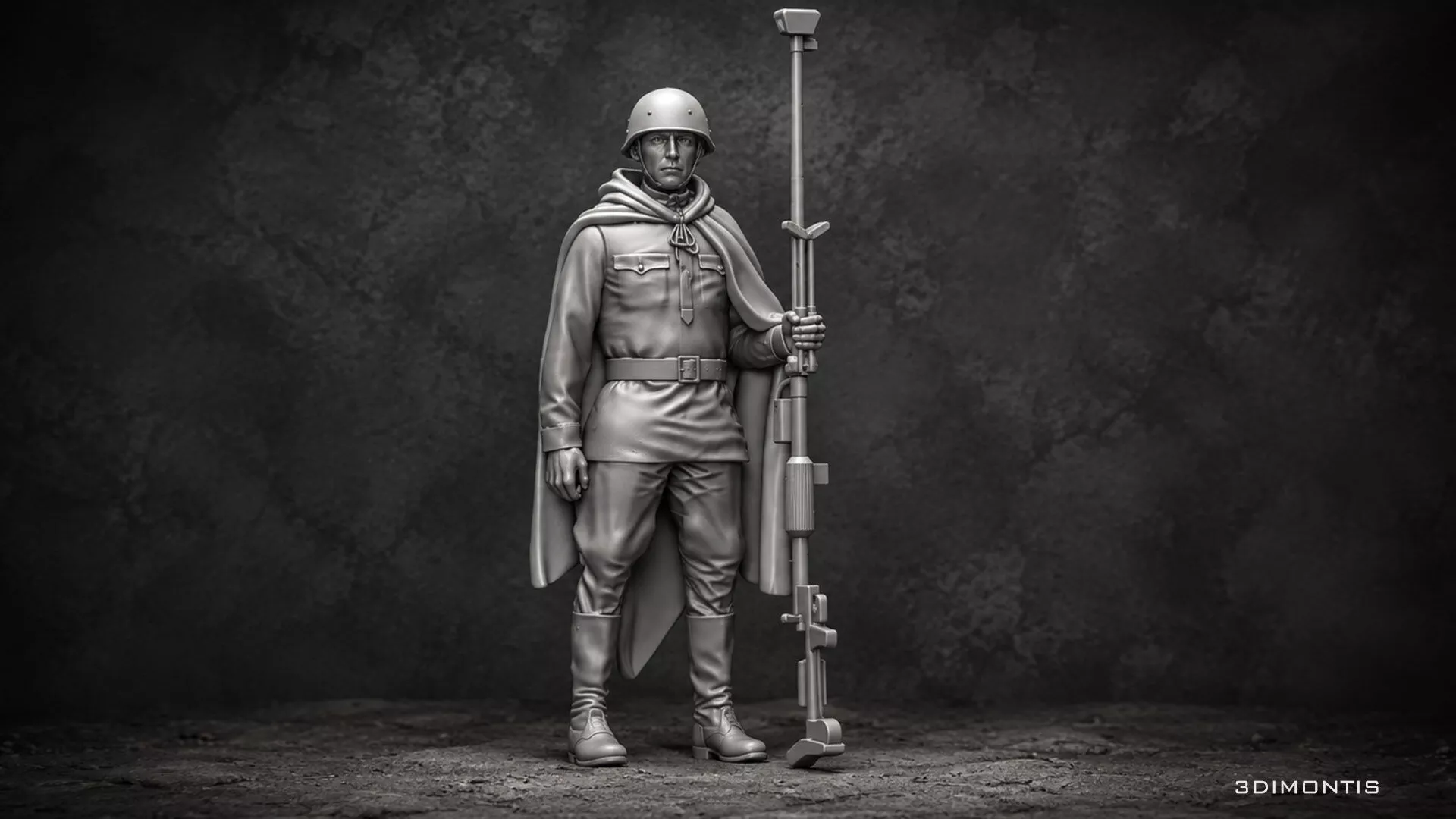 WW2 Soviet Red Army Soldiers STL Pack 16 Scale USSR Infantry 3D print model