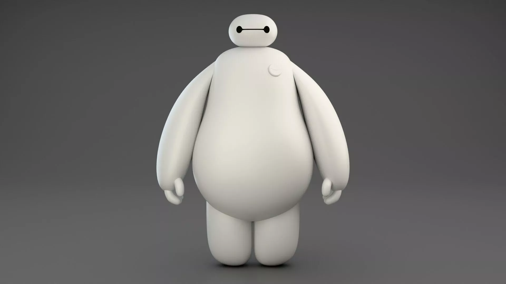 Futuristic Companion Bot Stylized 3D Character 3D model