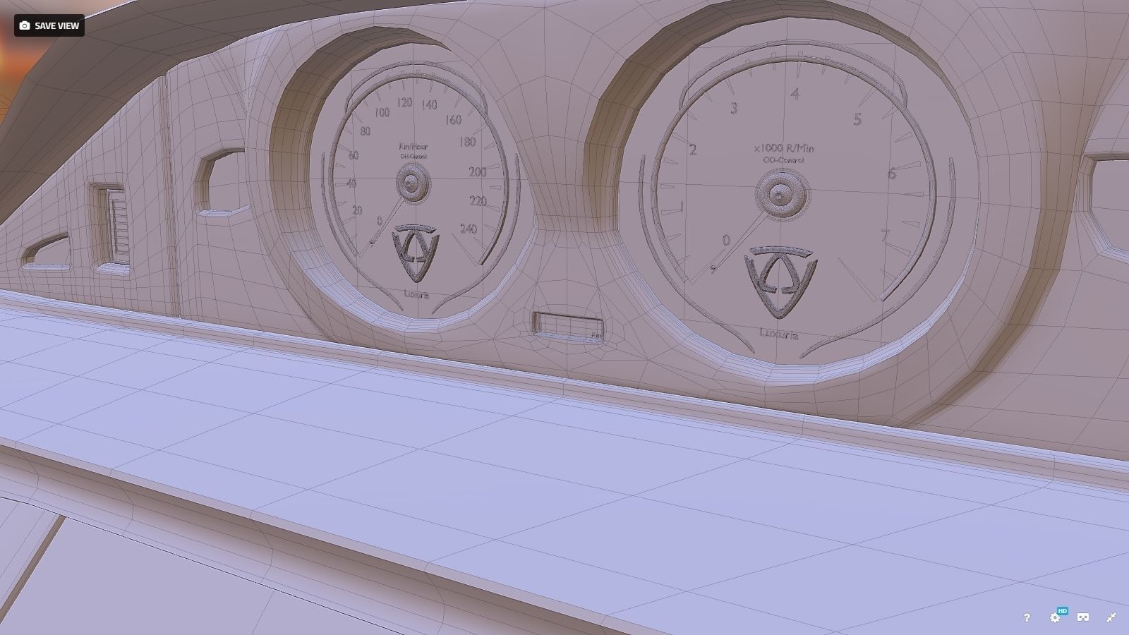 Affekta Shayleen Concept sport car with lots of TuningParts 3D model_34