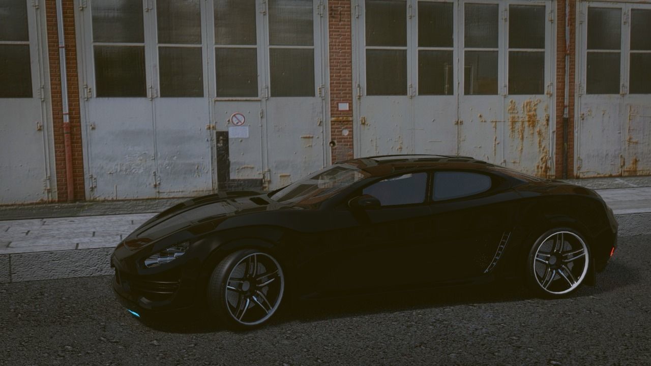 Affekta Shayleen Concept sport car with lots of TuningParts 3D model_9