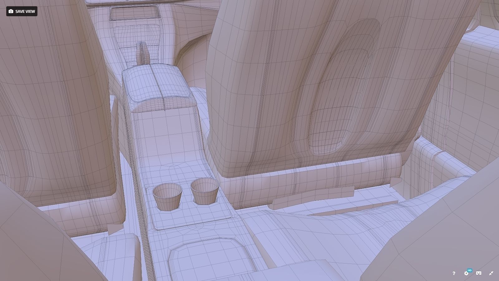 Affekta Shayleen Concept sport car with lots of TuningParts 3D model_36