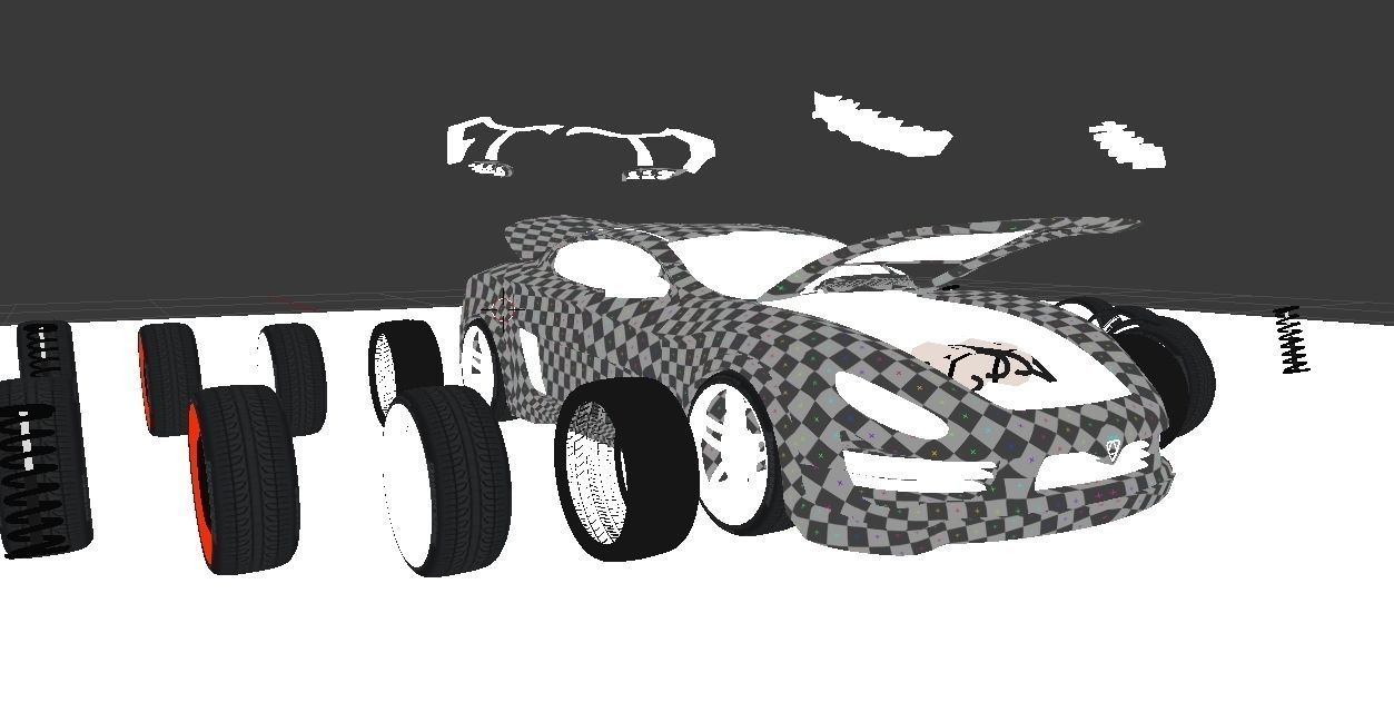 Affekta Shayleen Concept sport car with lots of TuningParts 3D model_25