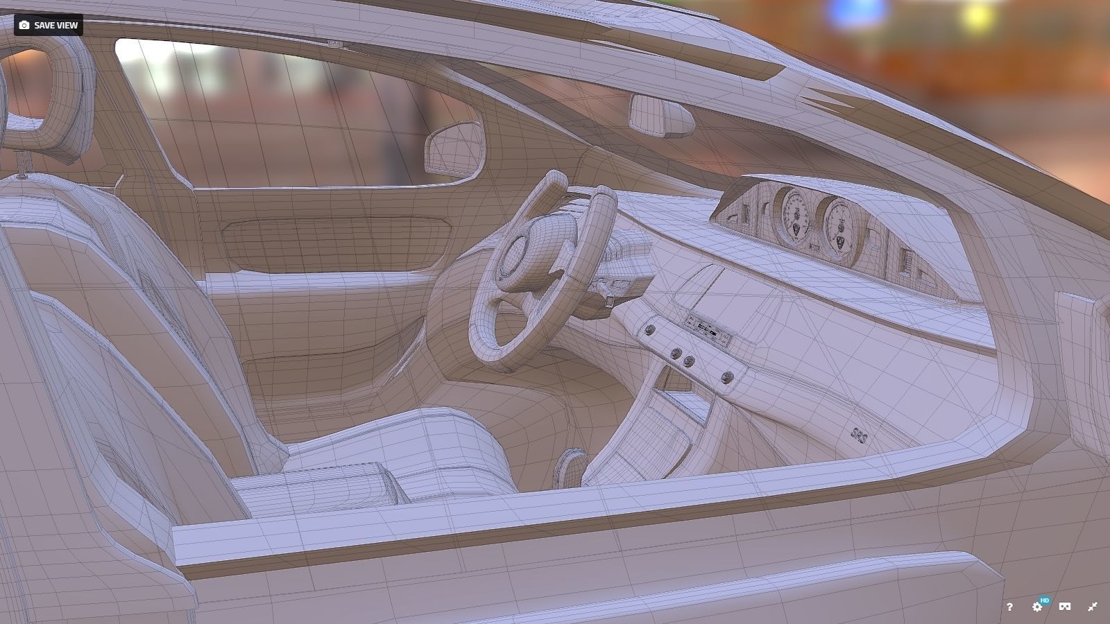 Affekta Shayleen Concept sport car with lots of TuningParts 3D model_32