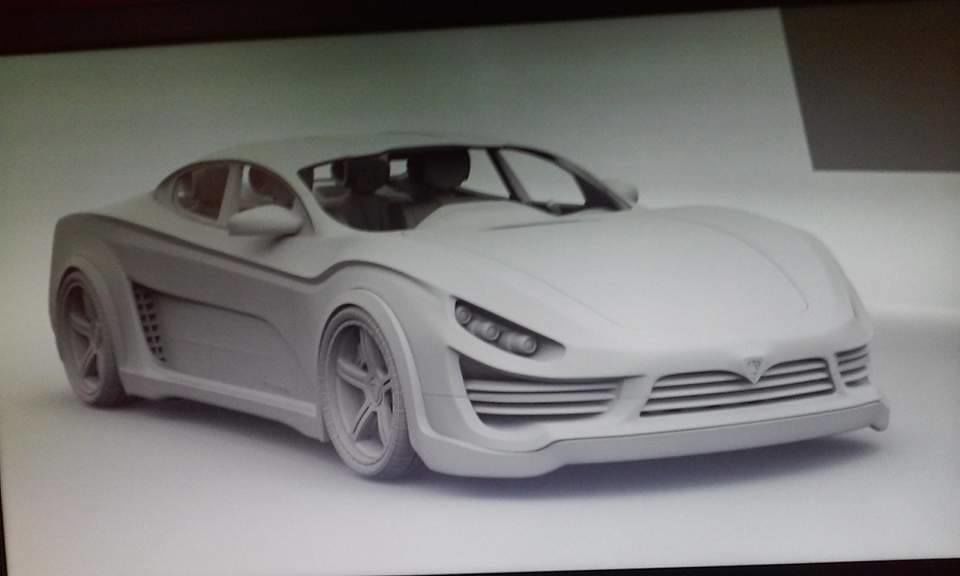 Affekta Shayleen Concept sport car with lots of TuningParts 3D model_26