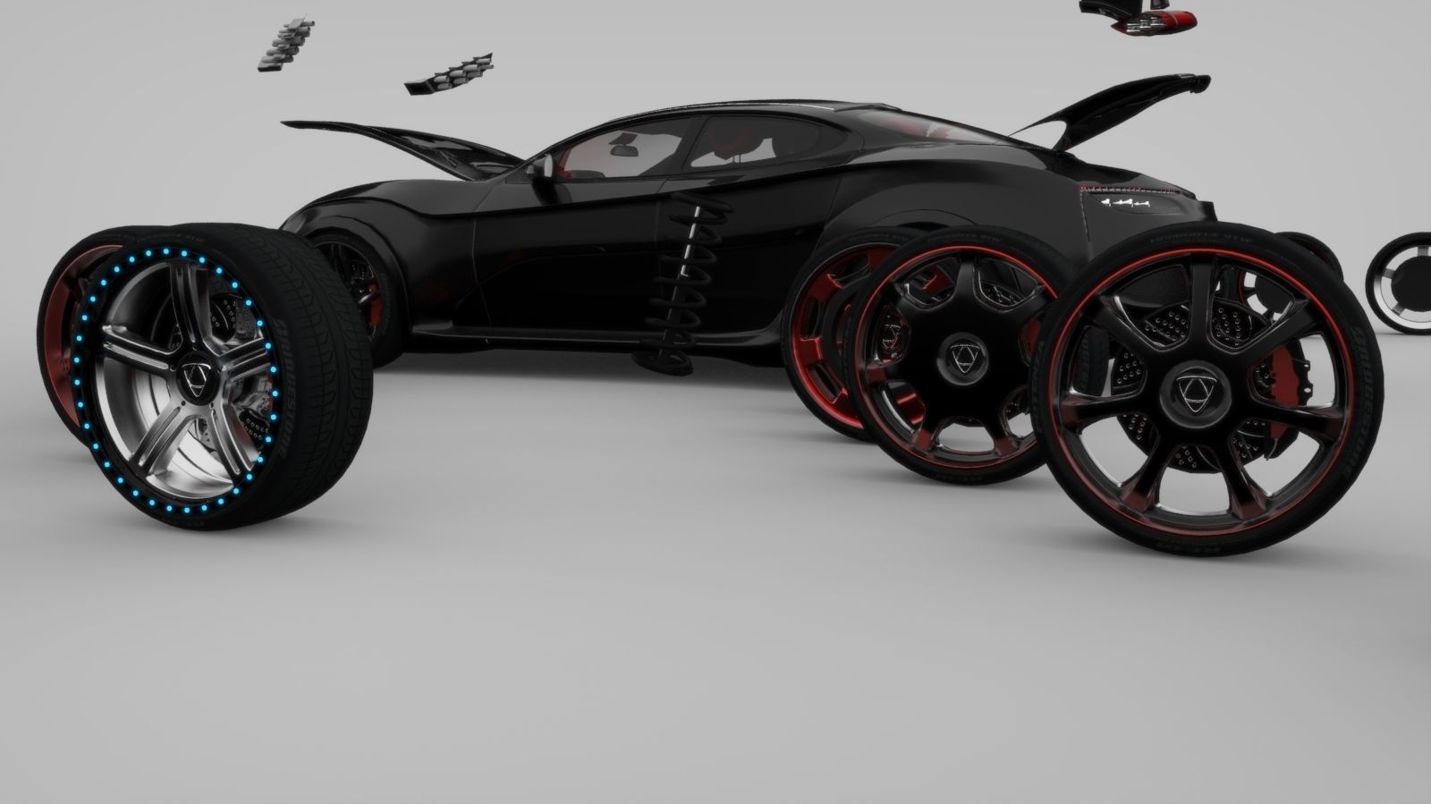 Affekta Shayleen Concept sport car with lots of TuningParts 3D model_6