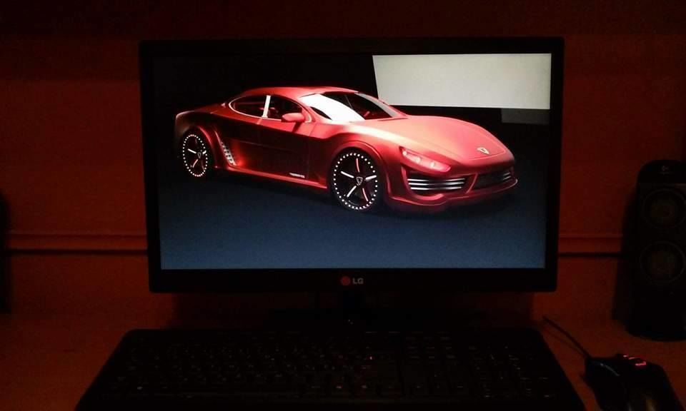 Affekta Shayleen Concept sport car with lots of TuningParts 3D model_21