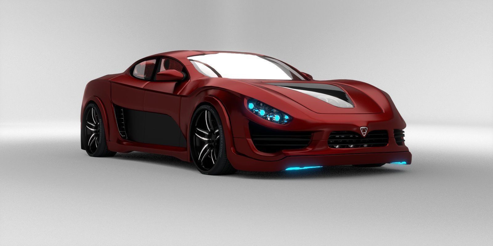 Affekta Shayleen Concept sport car with lots of TuningParts 3D model_17