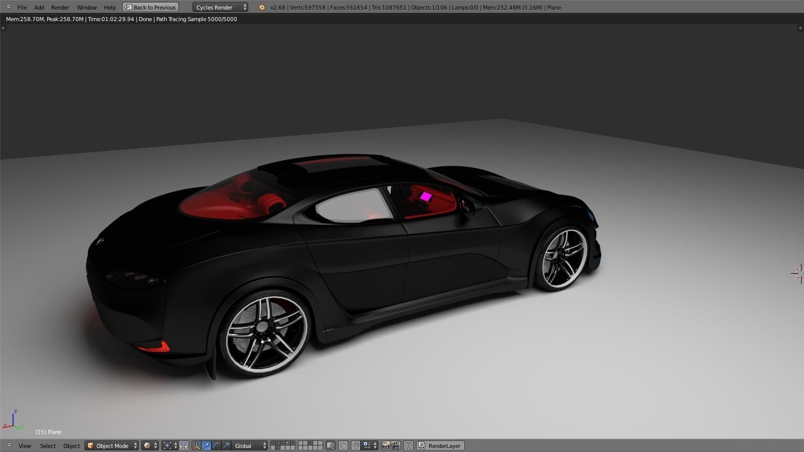 Affekta Shayleen Concept sport car with lots of TuningParts 3D model_18