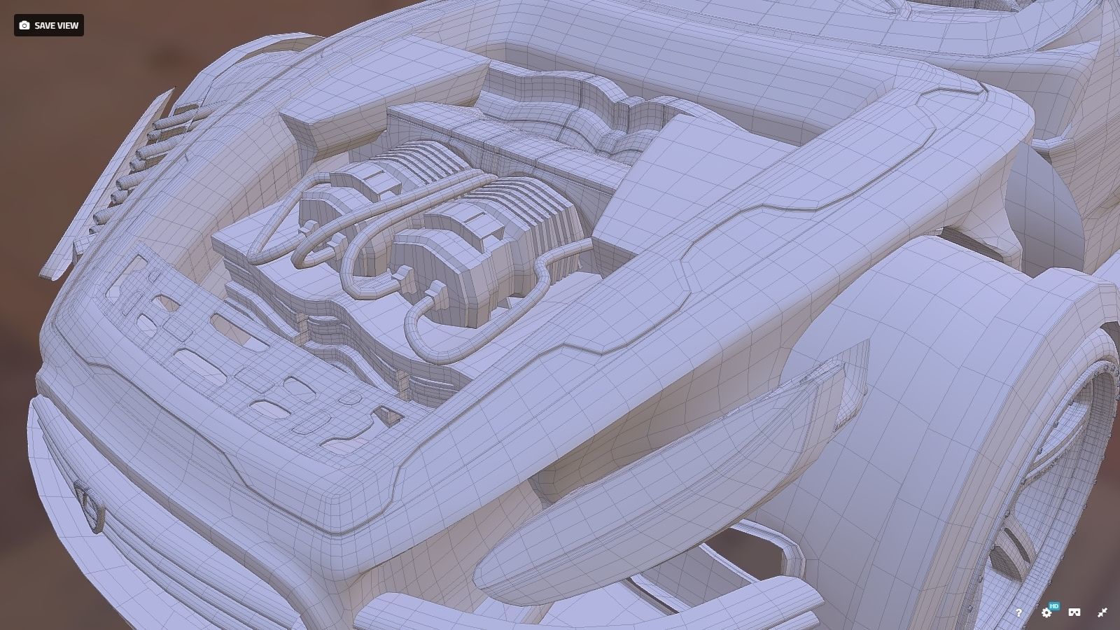 Affekta Shayleen Concept sport car with lots of TuningParts 3D model_28