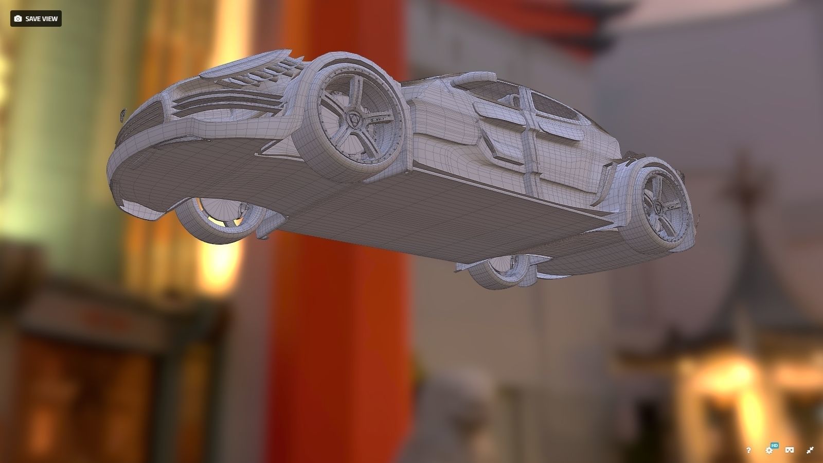 Affekta Shayleen Concept sport car with lots of TuningParts 3D model_37