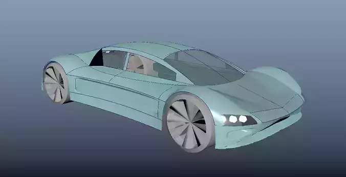 Another Concept car Free 3D model