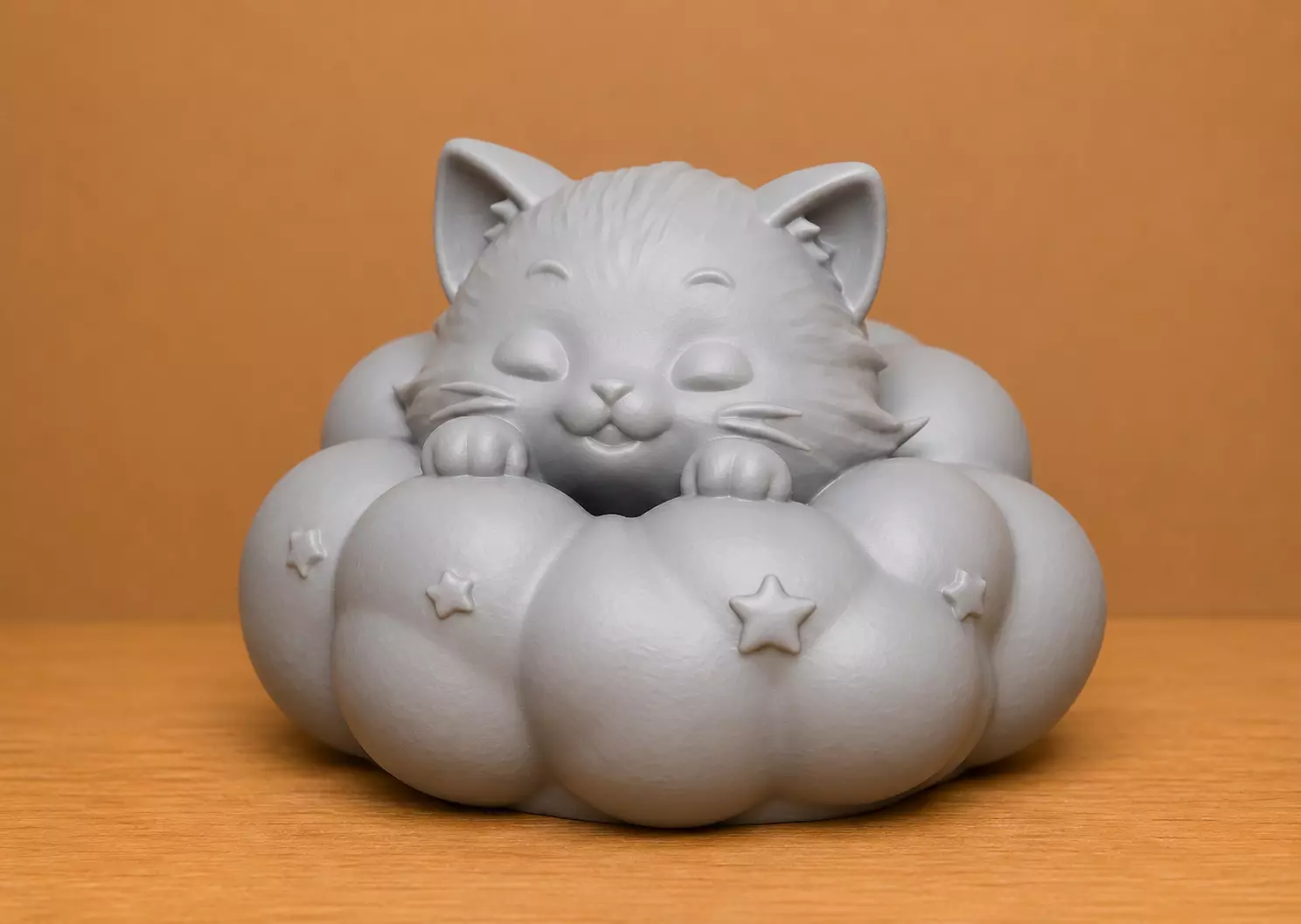Cloudy Cat 3D print model