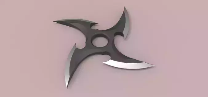 Shuriken sword 3D model