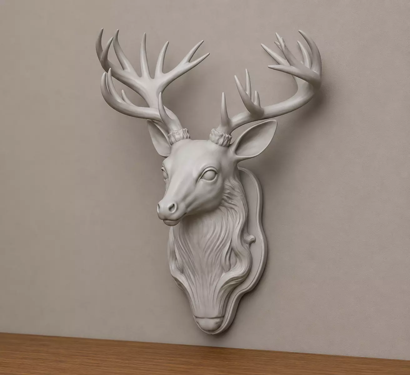 Deer Wall 3D print model