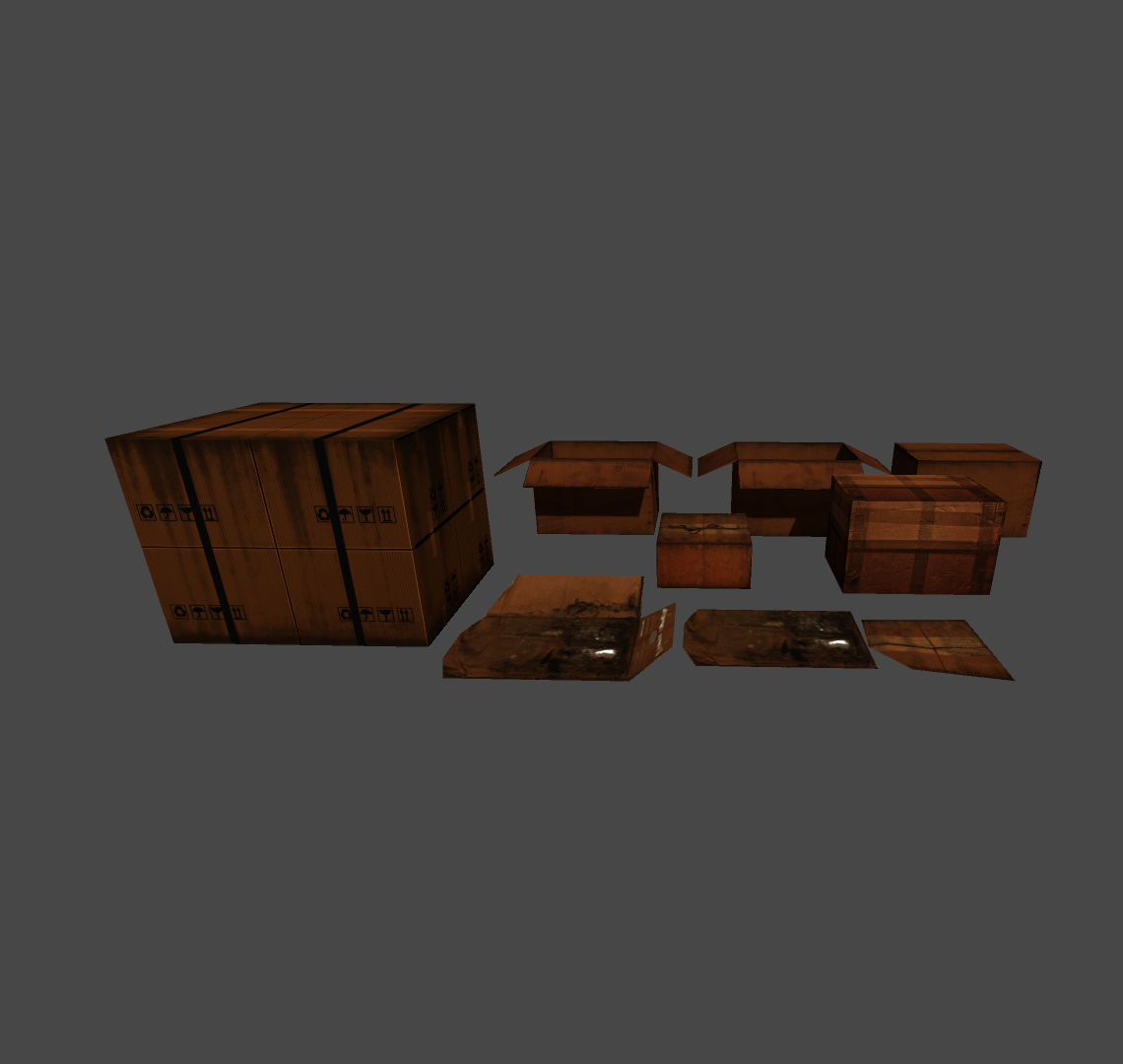 Game Assets Low-poly 3D model_3