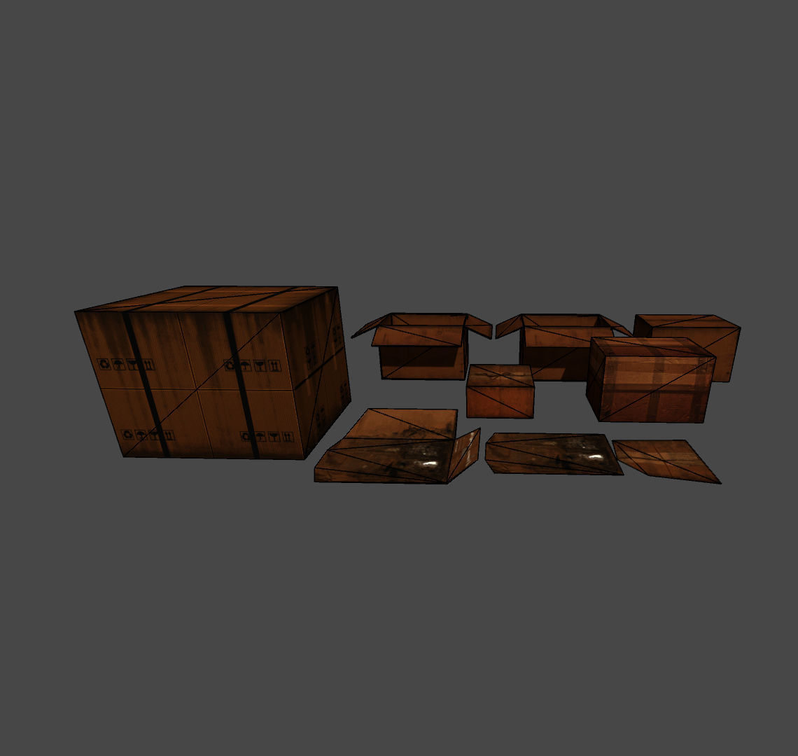 Game Assets Low-poly 3D model_1
