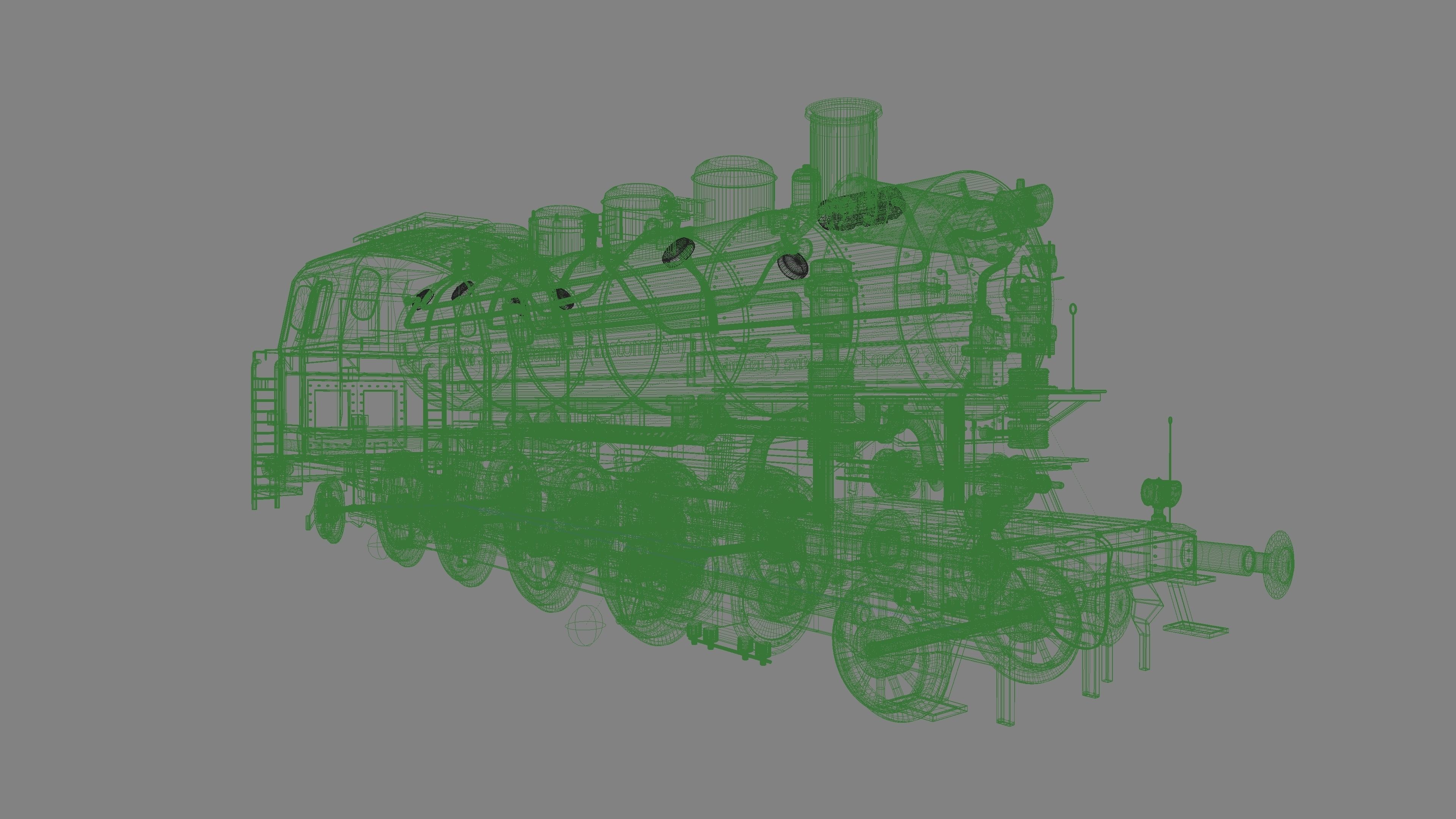 BR86 Steam Locomotive with Function-Driven Animation 3D model_4