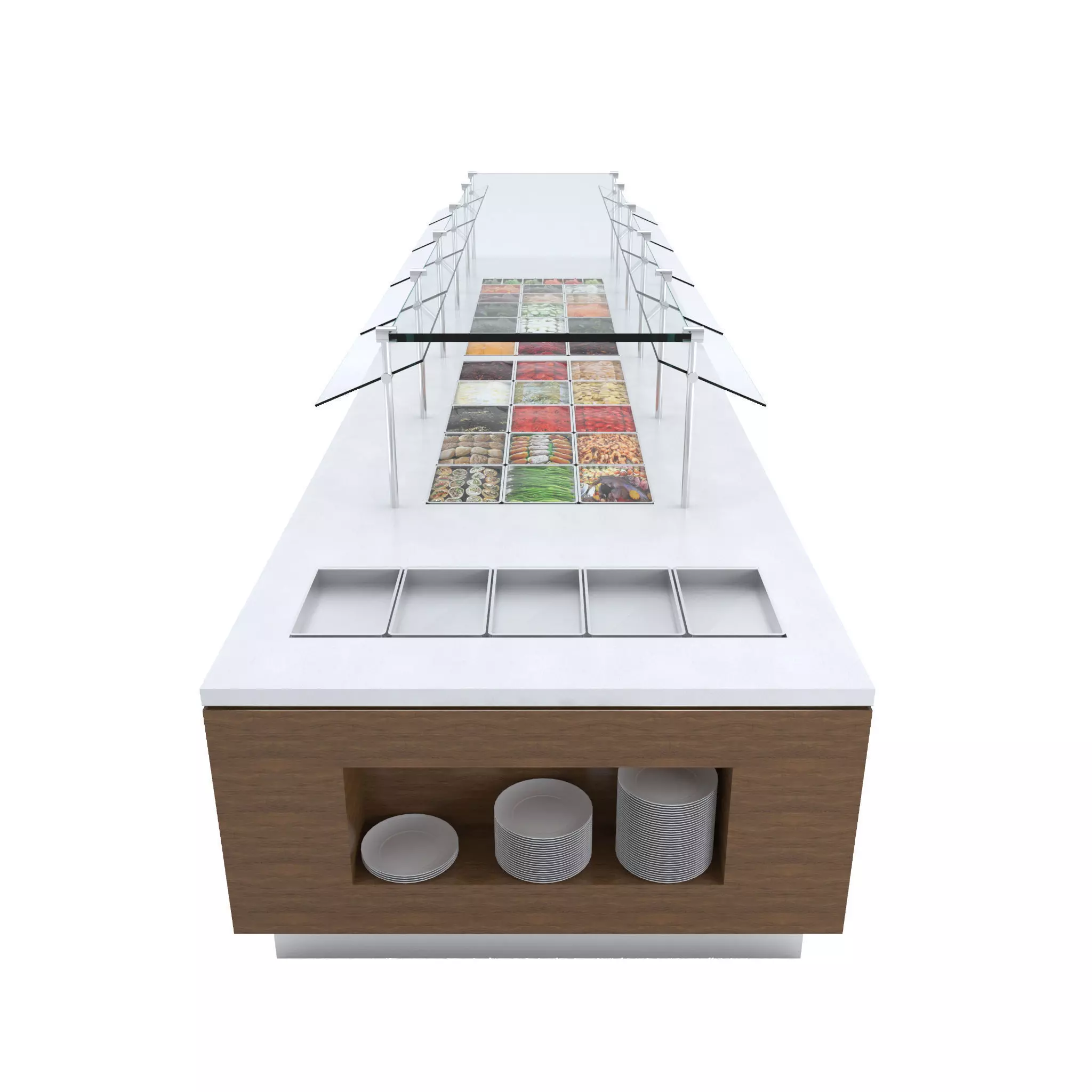 Salad Bar 3D model