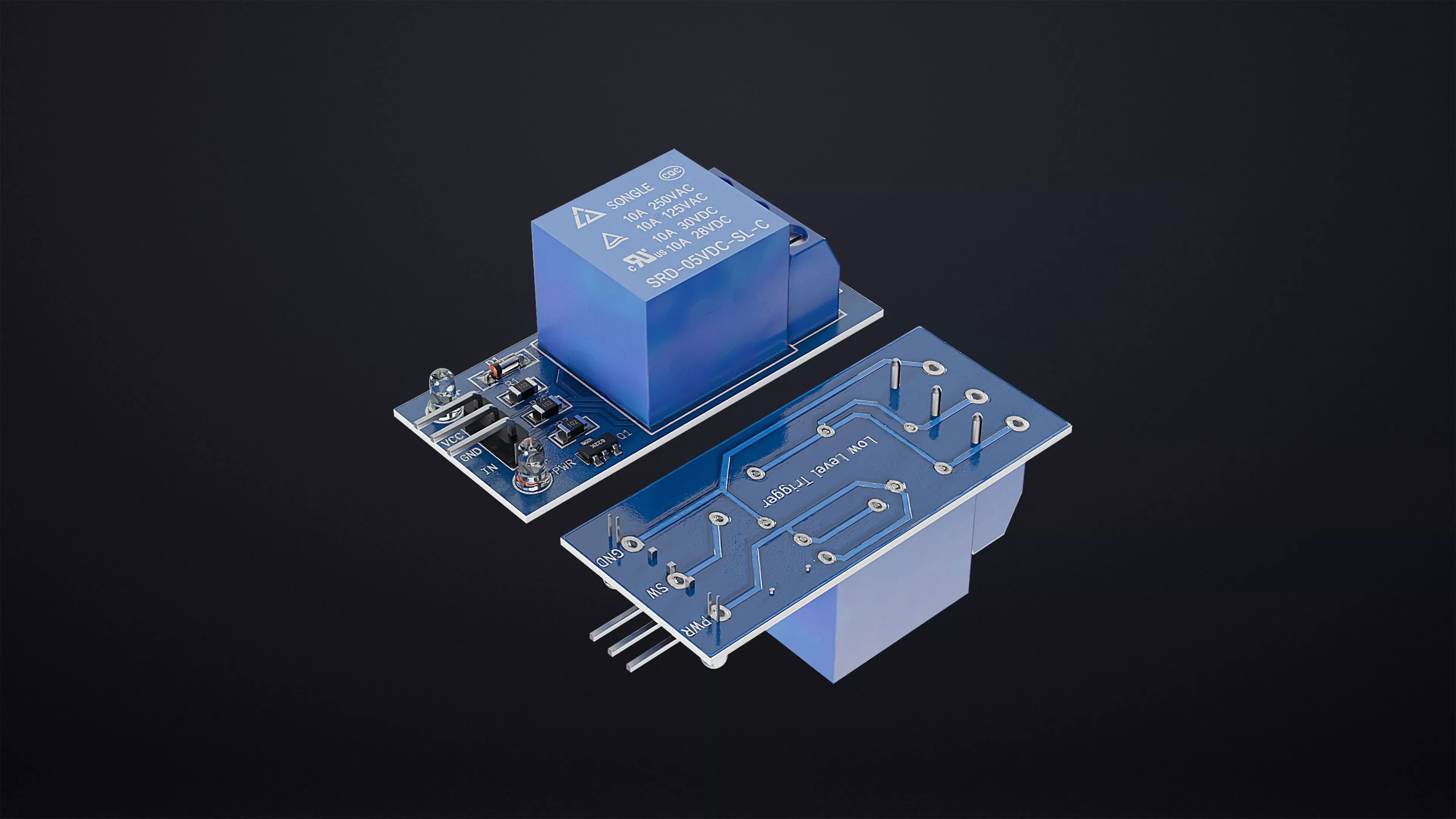 1 Channel Relay Module Arduino Compatible 3D model