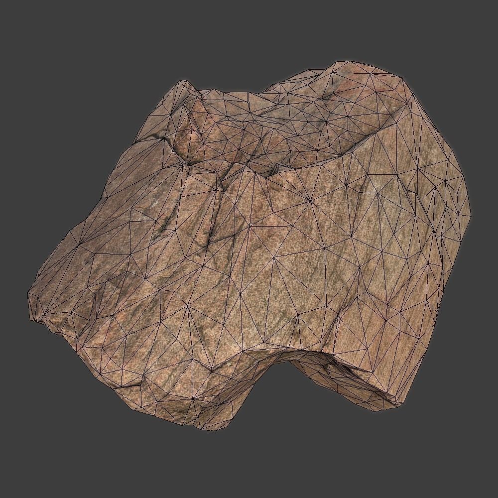Kara Stone Low-poly 3D model_1