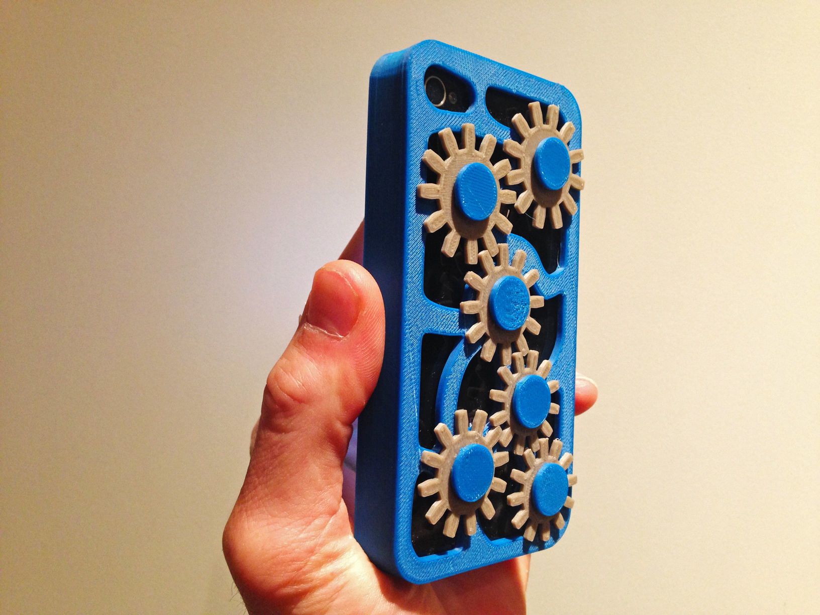 Mechanical Gears Iphone Case 4 4s 3D print model_1