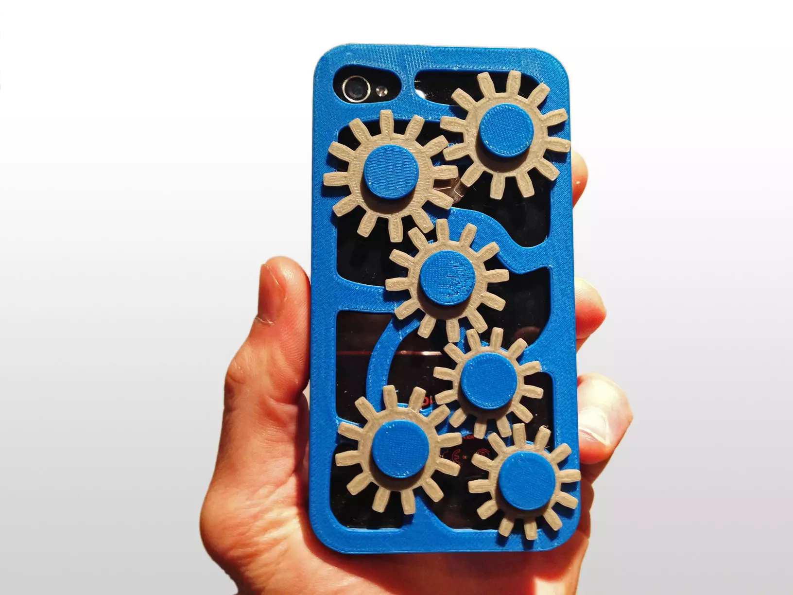 Mechanical Gears Iphone Case 4 4s 3D print model_0