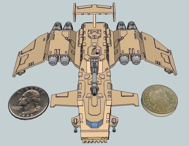 6mm and 8mm ThunderSquak Dropship 3D print model_6